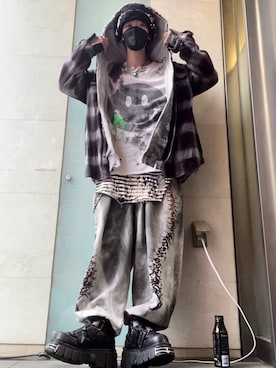 カ マ ノさん（メンズ・183cm）の冬コーディネート