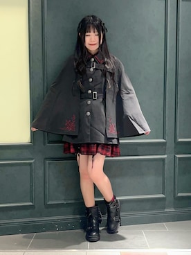 「アイテム（その他アウター）」を使った、ぁゅゅさん（レディース・154cm）の秋コーディネート