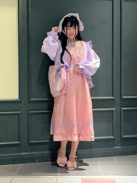 「axes femme（アクシーズファム）のアイテム（バッグ）」を使った、ぁゅゅさん（レディース・154cm）の夏コーディネート