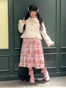 「アイテム（ピーコート）」を使った、ぁゅゅさん（レディース・154cm）の秋コーディネート