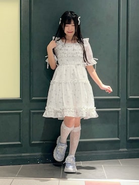 「アイテム（その他アンダーウェア/インナー）」を使った、ぁゅゅさん（レディース・154cm）の夏コーディネート