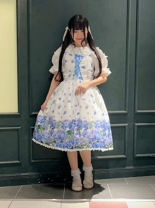 椿姫 Chalmiereハイドレンジアジャンパースカートラベンダー 椿姫 Chalmiereハイドレンジアジャンパースカートラベンダー