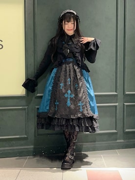 「アイテム（チャーム）」を使った、ぁゅゅさん（レディース・154cm）の秋コーディネート