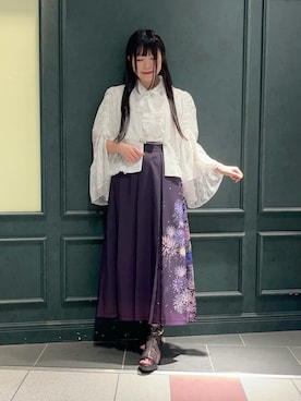 「axes femme（アクシーズファム）のアイテム（ブーツ）」を使った、ぁゅゅさん（レディース・154cm）の夏コーディネート