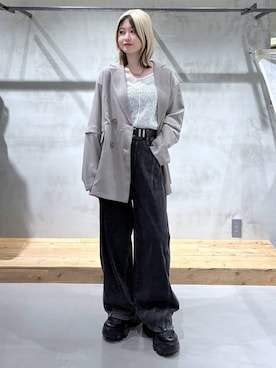 Miyunさん（レディース・156cm）の春コーディネート