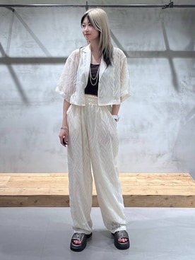 「セットアップ」｜Miyunさん（レディース・157cm）の秋コーディネート