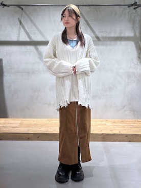 Miyunさん（レディース・156cm）の冬コーディネート