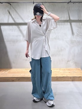 「PAGEBOY（ページボーイ）のアイテム」を使った、Miyunさん（レディース・156cm）の夏コーディネート