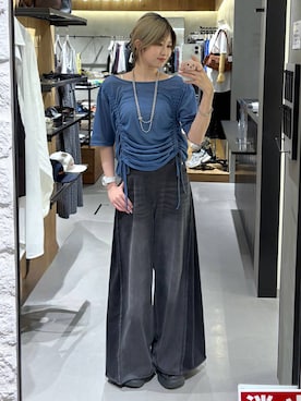 「PAGEBOY（ページボーイ）のアイテム」を使った、Miyunさん（レディース・157cm）の夏コーディネート