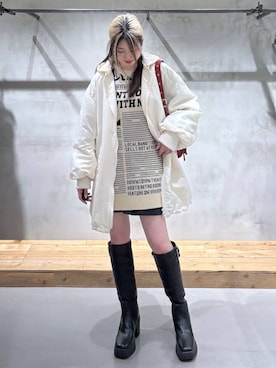 Miyunさん（レディース・156cm）の冬コーディネート