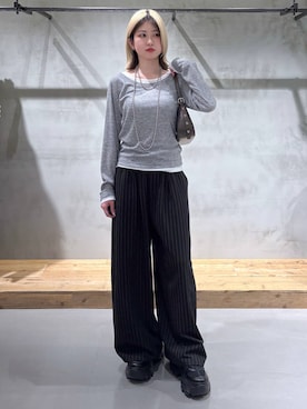 Miyunさん(レディース・156cm)の冬コーディネート