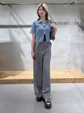 Miyunさん（レディース・156cm）の春コーディネート