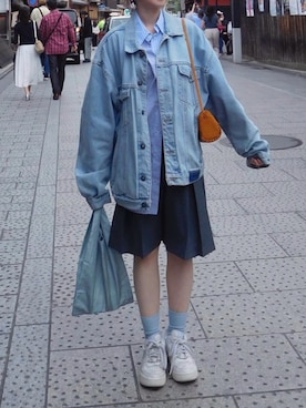 「ZARA（ザラ）のアイテム」を使った、Miyunさん（レディース・156cm）の夏コーディネート