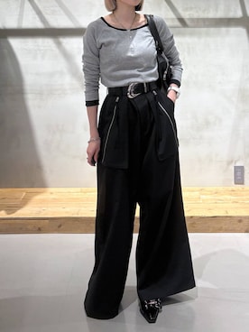 「PAGEBOY（ページボーイ）のアイテム（その他パンツ）」を使った、Miyunさん（レディース・156cm）の夏コーディネート