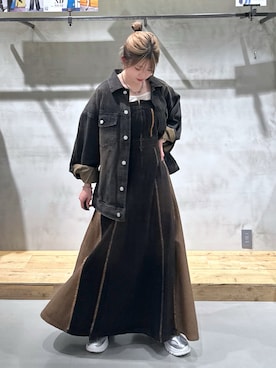 「PAGEBOY（ページボーイ）のアイテム（ジャケット/アウター）」を使った、Miyunさん（骨格ウェーブ・レディース・156cm）の春コーディネート