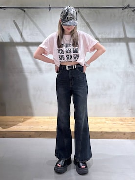 「PAGEBOY（ページボーイ）のアイテム」を使った、Miyunさん（レディース・157cm）の夏コーディネート