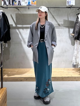 「PAGEBOY（ページボーイ）のアイテム（ジャケット/アウター）」を使った、Miyunさん（骨格ウェーブ・レディース・156cm）の春コーディネート