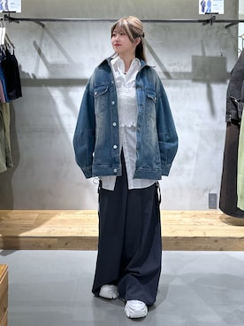 「PAGEBOY（ページボーイ）のアイテム（ジャケット/アウター）」を使った、Miyunさん（骨格ウェーブ・レディース・156cm）の春コーディネート