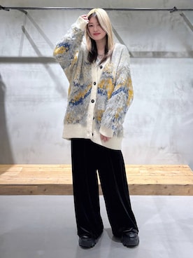 「アイテム（カーディガン/ボレロ）」を使った、Miyunさん（レディース・156cm・20代）の冬コーディネート