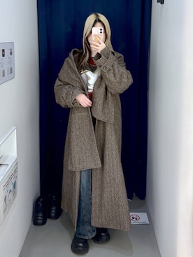 Miyunさん（レディース・156cm）の冬コーディネート