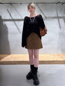 「PAGEBOY（ページボーイ）のアイテム」を使った、Miyunさん（レディース・157cm）の夏コーディネート
