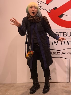 「アイテム（マスク）」を使った、rarau1145さん（レディース・160cm）の秋コーディネート