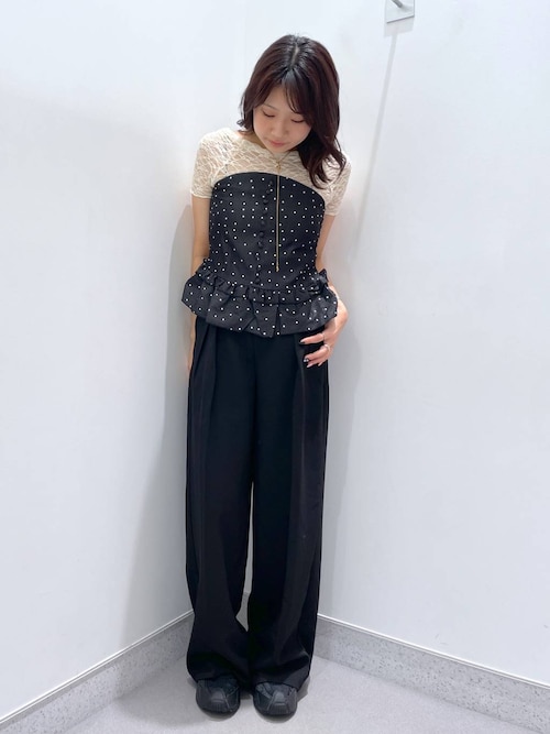 【2025SS】レース2WAYTシャツ