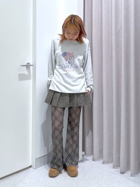 「DISCUS（ディスカス）のアイテム」を使った、rikopin1209さん（レディース・153cm）の秋コーディネート