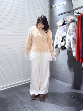 「アイテム（その他シューズ）」を使った、rikopin1209さん（レディース・153cm・20代）の冬コーディネート