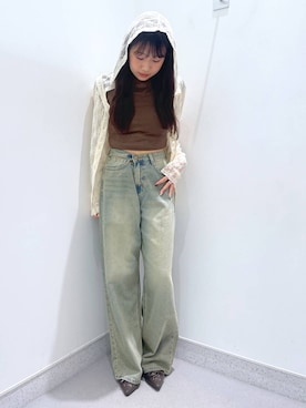 「FOREVER 21（フォーエバー トゥエンティーワン）のアイテム」を使った、rikopin1209さん（レディース・153cm）の夏コーディネート