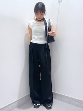 「アイテム（その他トップス）」を使った、rikopin1209さん（レディース・153cm・20代）の夏コーディネート