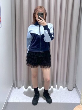 「アイテム（ブルゾン）」を使った、rikopin1209さん（レディース・153cm・20代）の秋コーディネート