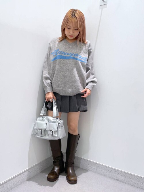 セール】【2024FW】ロゴVネックニットプルオーバー（ニット