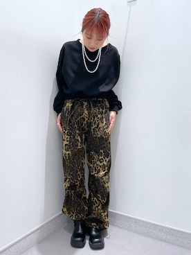 「FOREVER 21（フォーエバー トゥエンティーワン）のアイテム（スウェット）」を使った、rikopin1209さん（レディース・153cm）の春コーディネート