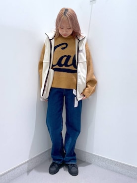 「DISCUS（ディスカス）のアイテム」を使った、rikopin1209さん（レディース・153cm）の秋コーディネート