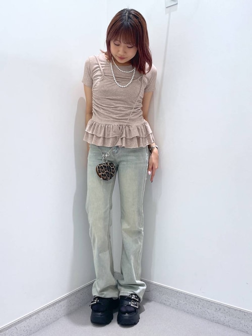 Dior corso comoコラボ　フレア　ベロアパンツ　サイズ28 エディ ccc056-1.jpg