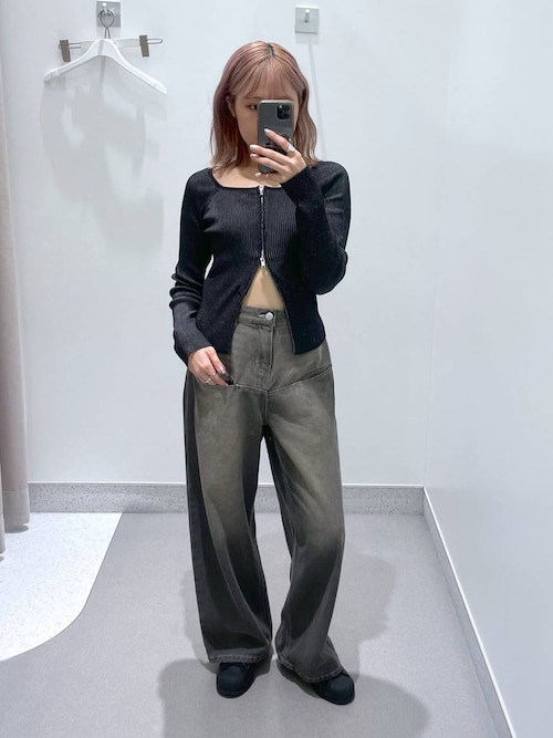 セール】【2024FW】オーバーダイストレートデニム（デニムパンツ