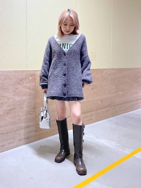 「DISCUS（ディスカス）のアイテム」を使った、rikopin1209さん（レディース・153cm）の秋コーディネート
