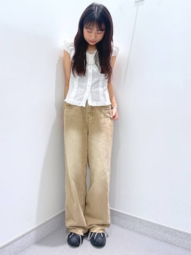 「FOREVER 21（フォーエバー トゥエンティーワン）のアイテム」を使った、rikopin1209さん（レディース・153cm）の夏コーディネート