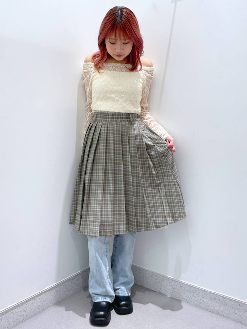 【大人気！】MONCLER☆ベージュトリコットミディスカート Moncler スカート(F257G104)｜阪急百貨店公式通販サイト｜阪急