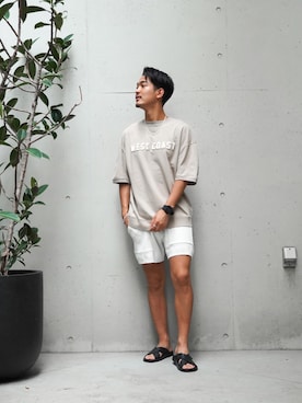 「#Re:room（リルーム）のアイテム」を使った、keigoyamazakiさん（メンズ・172cm）の夏コーディネート