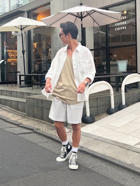 「#Re:room（リルーム）のアイテム」を使った、keigoyamazakiさん（メンズ・173cm）の夏コーディネート