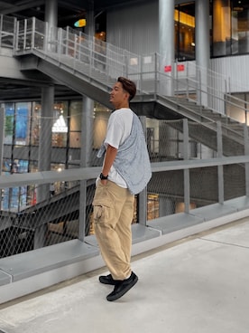 「#Re:room（リルーム）のアイテム」を使った、keigoyamazakiさん（メンズ・172cm）の夏コーディネート