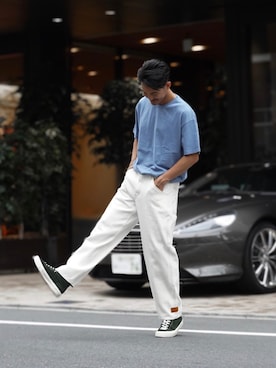 「#Re:room（リルーム）のアイテム」を使った、keigoyamazakiさん（メンズ・172cm）の夏コーディネート