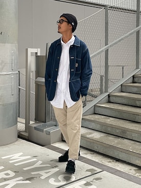 「TCSS（ティーシーエスエス）のアイテム」を使った、keigoyamazakiさん（メンズ・173cm）の秋コーディネート
