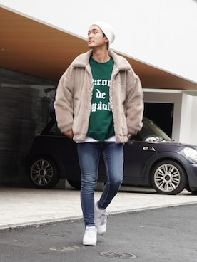 「#Re:room（リルーム）のアイテム」を使った、keigoyamazakiさん（メンズ・173cm）の冬コーディネート