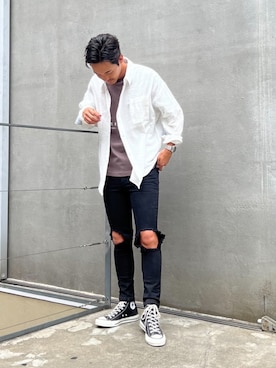 「#Re:room（リルーム）のアイテム」を使った、keigoyamazakiさん（メンズ・173cm）の夏コーディネート