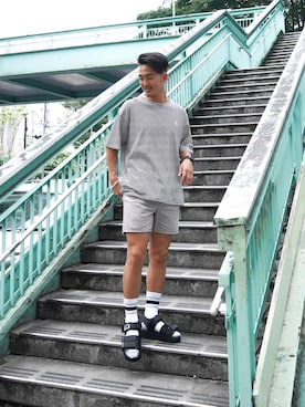 「#Re:room（リルーム）のアイテム」を使った、keigoyamazakiさん（メンズ・172cm）の夏コーディネート