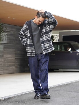 「Coming soon…」｜「アイテム（スウェット）」を使った、keigoyamazakiさん（メンズ・173cm）の冬コーディネート