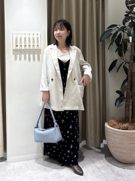 「mysty woman（ミスティウーマン）のアイテム（バッグ）」を使った、harunaさん（レディース・147cm）の秋コーディネート